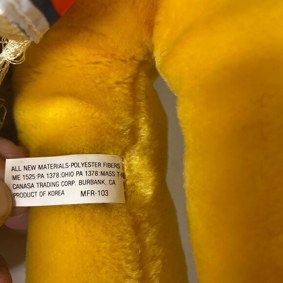 Vintage Disneyland Pluto Plush Mexican Outfit Sombrero 70s Walt Disney World 17" - Picture 10 of 12